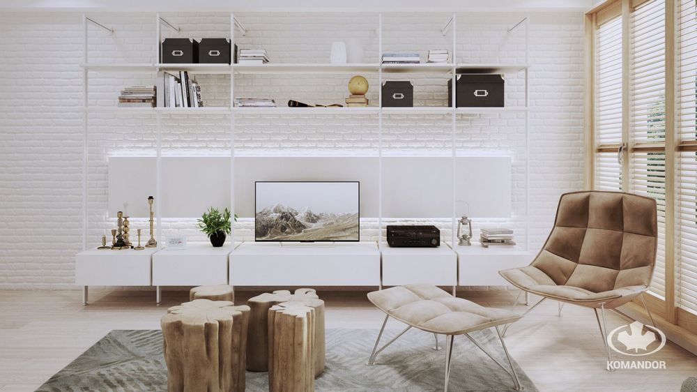 Wykończenia regałów Komandor