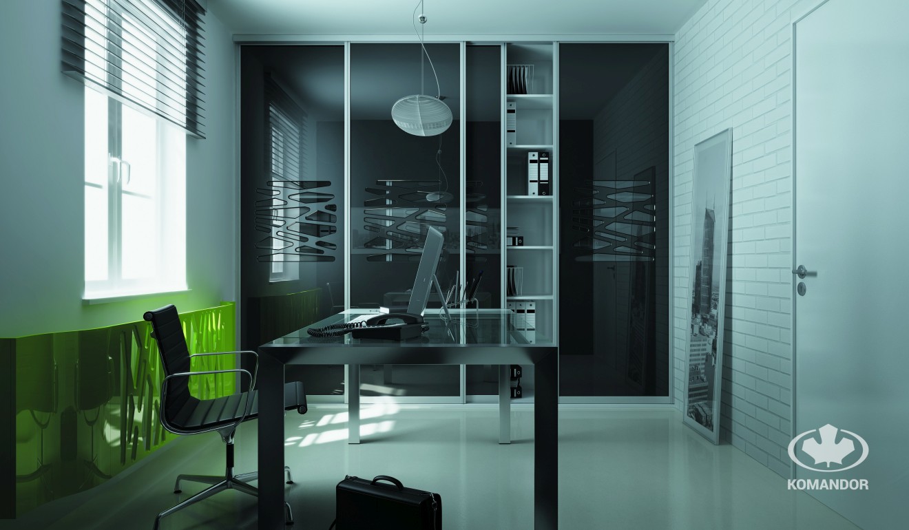 Szafa na wymiar w biurze lub gabinecie Komandor