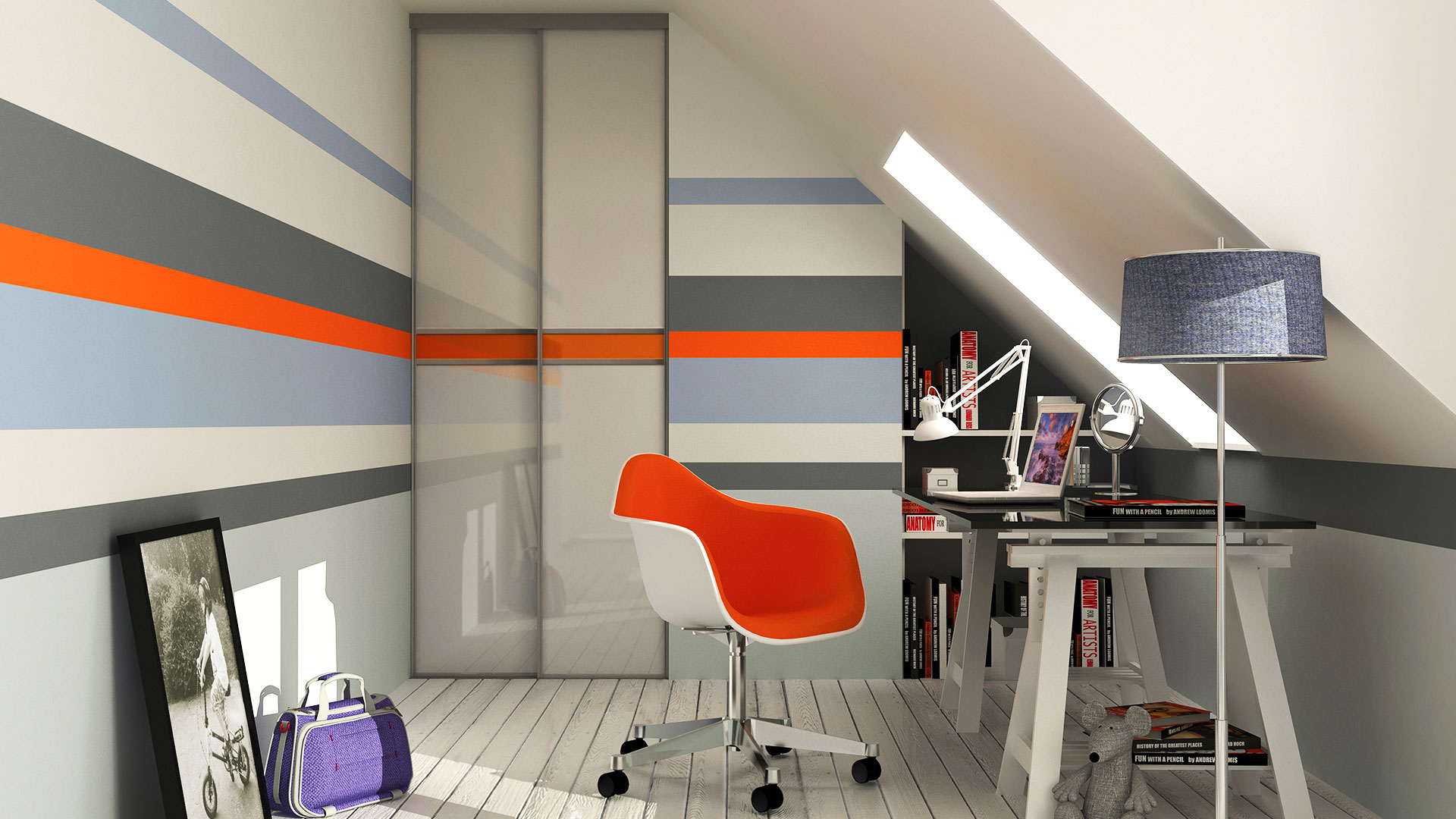 Szafa w pokoju dziecięcym - Komandor Kraków