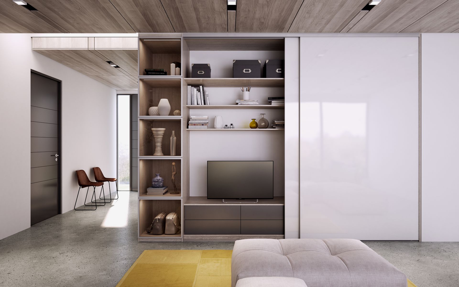 Szafa w przedpokoju na zamówienie - Komandr