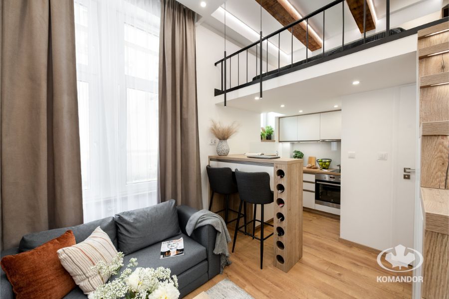 Projekt małej kuchni w bloku - Komandor Sposoby na optyczne powiększenie małej kuchni w bloku