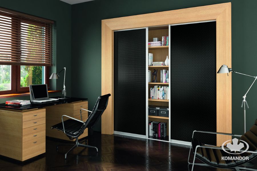 Szafa do biura lub gabinetu - Komandor Kraków Szafa do biura lub gabinetu - wersja glamour